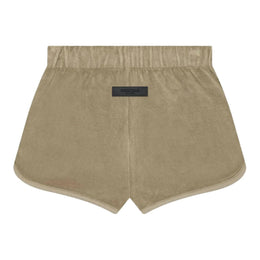 Fear of God Essentials Women's Velour Beach Short Oak