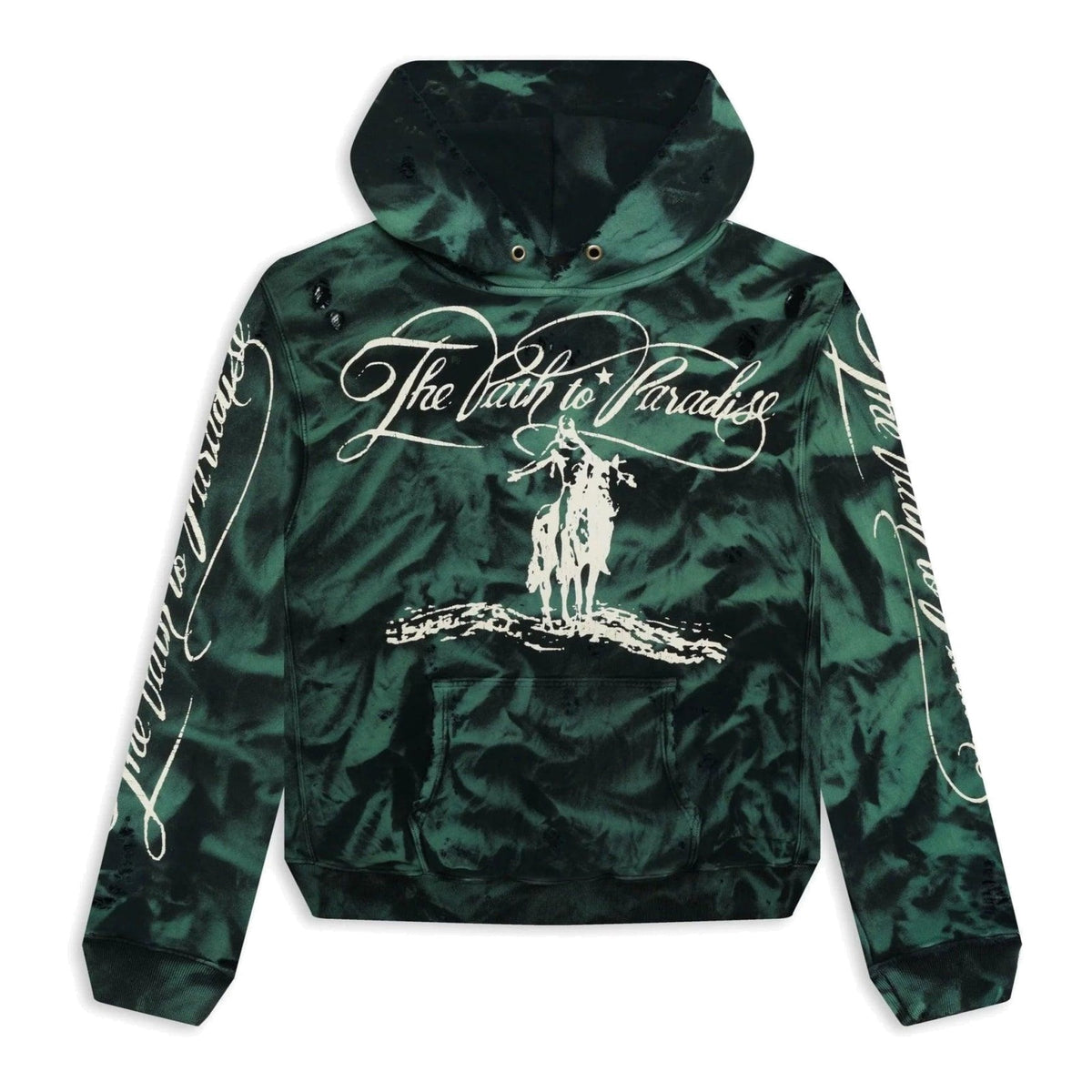 Hellstar Studios Green Marble Paradise Hoodie - Supra Sneakers