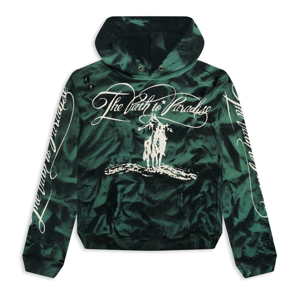 Hellstar Studios Green Marble Paradise Hoodie - Supra Sneakers