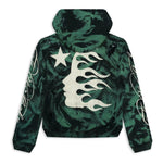 Hellstar Studios Green Marble Paradise Hoodie - Supra Sneakers - Image 2