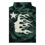 Hellstar Studios Green Marble Paradise Hoodie - Supra Sneakers - Image 3