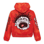 Hellstar Records Lava Wash Hoodie Red - Image 2