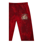 Hellstar Sports Red Tye-Dye Sweatpants - Supra Sneakers - Image 3