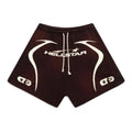 Hellstar Studios Warm Up Shorts Brown