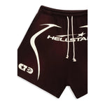 Hellstar Studios Warm Up Shorts Brown - Supra Sneakers - Image 3