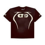 Hellstar Studios Warm Up T - Shirt Brown - Supra Sneakers - Image 1