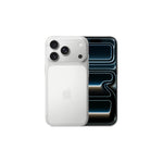 Two smartphones, one white and one black, on a light gray background - Image 1