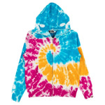Ladies Bape Tie Dye Shark Zip Up Hoodie (W) - Supra Sneakers - Image 1