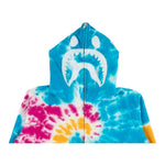 Ladies Bape Tie Dye Shark Zip Up Hoodie (W) - Supra Sneakers - Image 2