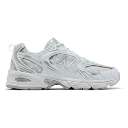 New Balance 530 White Silver Metallic Polka Dots