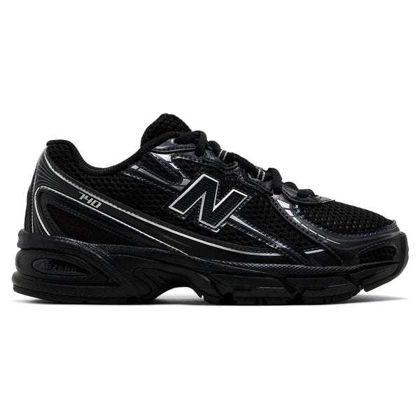 New Balance 740 Black Silver Metallic (GS) sneakers — style GR740BM — photo 1 of 5
