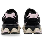Black and pink sneakers with a unique sole design on a white background - Image 3