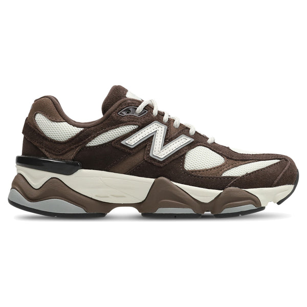 New Balance 9060 Coffee Brown White (GS) sneakers — style G90607XX — photo 1 of 5