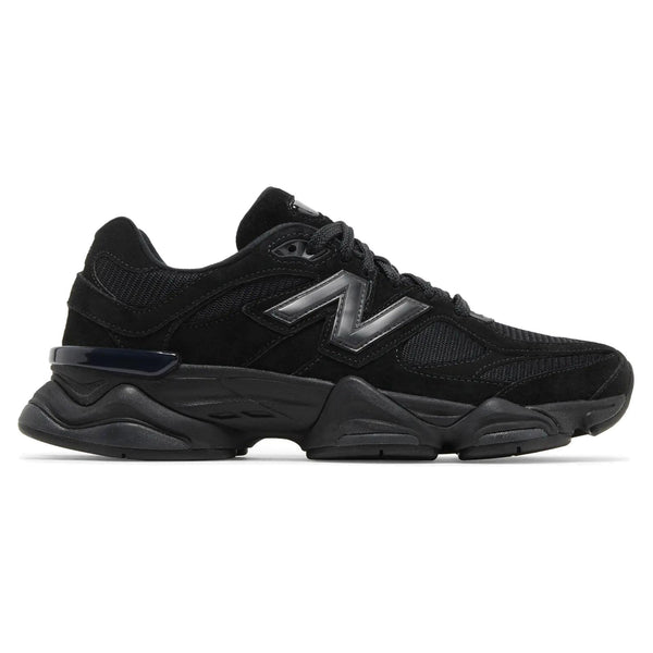 New Balance 9060 Triple Black Suede sneakers — style U9060BPM — photo 1 of 5
