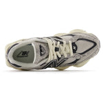 Gray and white sneaker with New Balance logo on a white background - Image 4