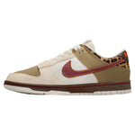 Nike Dunk Low Retro Khaki Team Red Pearl White Leopard (Women's) sneakers — style IM6687-262 — photo 3 of 5 - Image 3