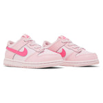 Nike Dunk Low Triple Pink (Toddler) sneakers — style DH9761-600 — photo 2 of 5 - Image 2