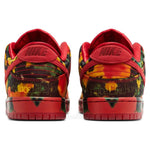 Nike SB Dunk Low The Wizard of Oz Poppy Field sneakers — style FZ1291-600 — photo 3 of 5 - Image 3