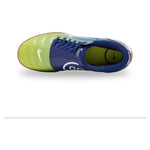 Blue and green soccer shoe on a white background - Image 4