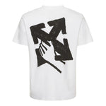 Off-White Hand Arrow Logo T-Shirt White - Supra Sneakers - Image 2