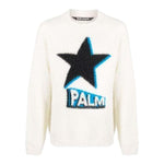 Palm Angels Rockstar knitted jumper white - Supra Sneakers - Image 1