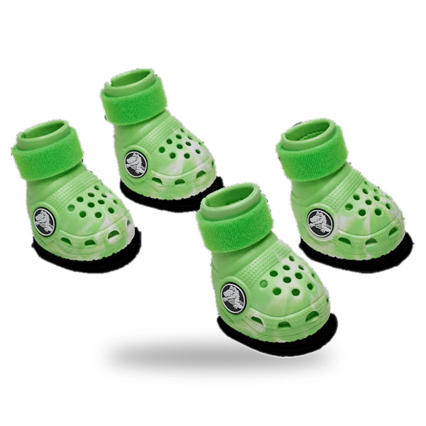 Pet Crocs Dog Boots Green Slime (Croctober) sneakers — style 211352-3WA — photo 1 of 5