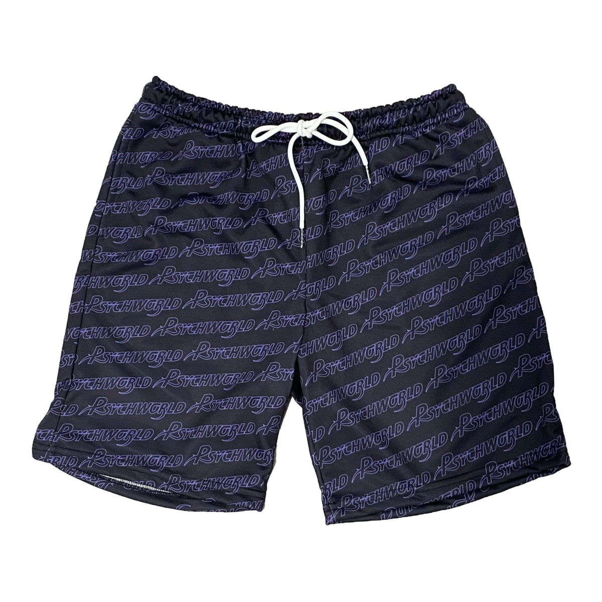Psychworld Black Shorts Purple Logos - Supra Sneakers