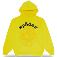 Sp5der Legacy Web Hoodie Jaune