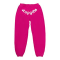 Sp5der Legacy Web Sweatpants Pink & White