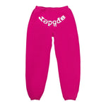Sp5der Legacy Web Sweatpants Pink & White - Image 1