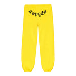 Sp5der Legacy Web Sweatpants Yellow - Image 1