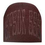 Sp5der Longlegs Beanie Maroon - Image 1