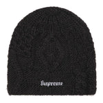 Supreme Block Knit Beanie Black - Image 1