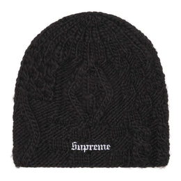 Supreme Block Knit Beanie Black