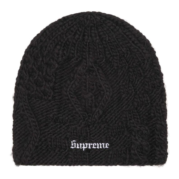 Supreme Block Knit Beanie Black