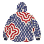 Supreme Flag Quilted Hooded Work Jacket Multicolor USA - Image 2