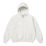 Supreme MM6 Maison Margiela Box Logo Zip Up Hooded Sweatshirt White - Image 1
