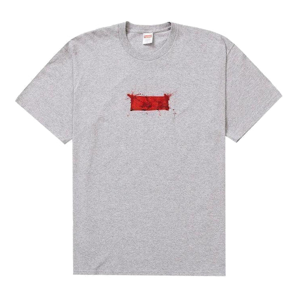 Supreme Ralph Steadman Box Logo Tee Heather Grey - Supra Sneakers