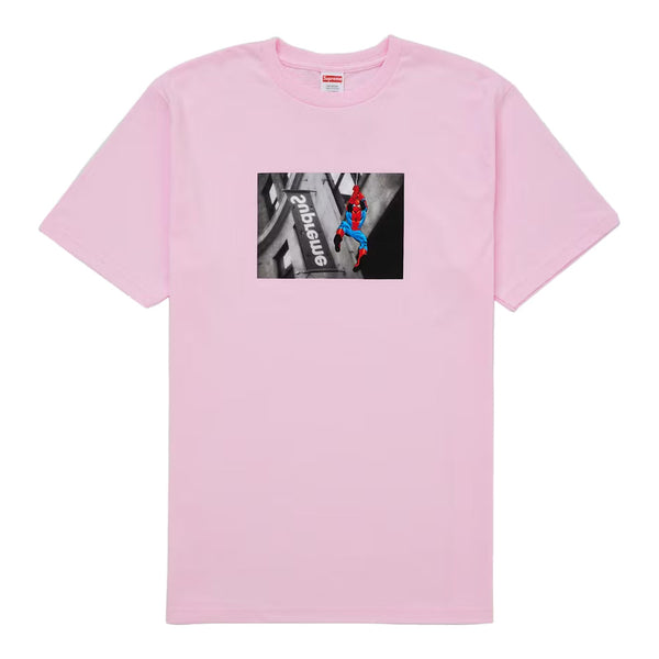 Supreme Spider-Man Tee Light Pink