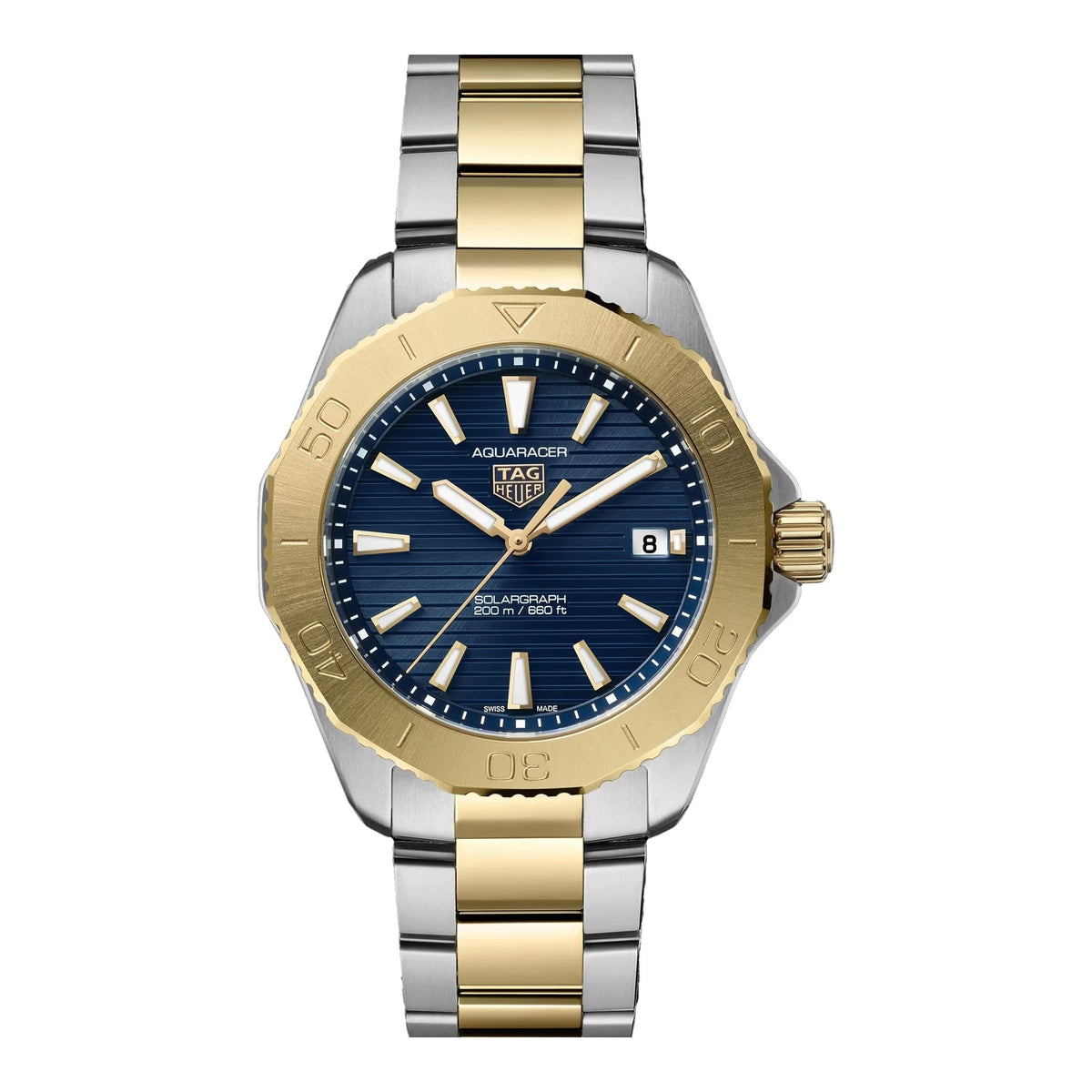 TAG Heuer Aquaracer Professional 200 Solargraph 40mm Mens Watch (WBP1120.BB0002)