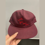 Travis Scott Astroworld Tour Wish You Were Here Hat Maroon, Hat - Supra Sneakers - Image 4