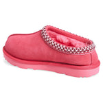 Pink slipper with decorative trim on a white background - Image 3