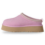 Pink slip-on shoe with a beige sole on a white background - Image 3