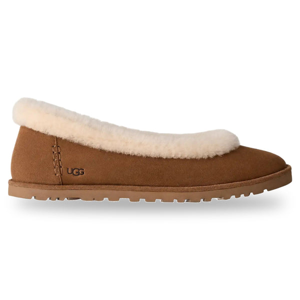 UGG Zora Ballet Flat Chestnut (Women's) sneakers — style 1178111-CHE — photo 1 of 6