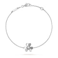 Van Cleef & Arpels Frivole bracelet, mini model 18K white gold, Diamond