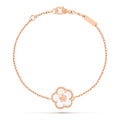 Van Cleef & Arpels Lucky Spring bracelet, plum blossom 18K rose gold, Mother-of-pearl