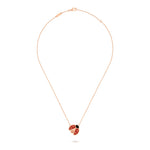 Van Cleef & Arpels Lucky Spring pendant, open wings ladybug 18K rose gold, Carnelian, Onyx - Image 1