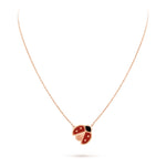 Van Cleef & Arpels Lucky Spring pendant, open wings ladybug 18K rose gold, Carnelian, Onyx - Image 3