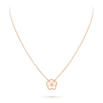 Van Cleef & Arpels Lucky Spring pendant, plum blossom 18K rose gold, Mother-of-pearl - Image 2