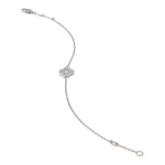 Van Cleef & Arpels Sweet Alhambra bracelet, 1 motif 18K white gold, Diamond - Image 3